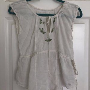 Embroidered Tunic/Tee/Sleeveless Top